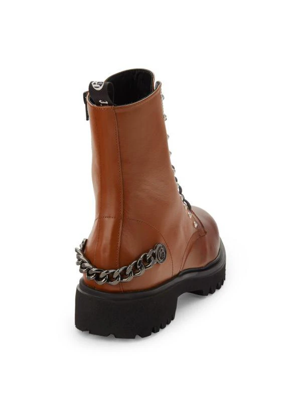 Curb Link Leather Combat Boots – On Sale Now with Up to 69  display picture 2