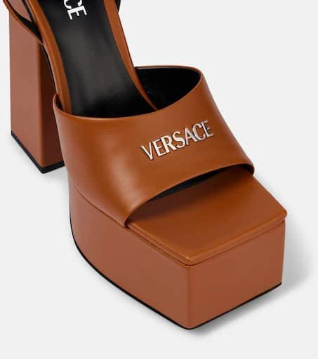 Versace 150 leather platform sandals 5