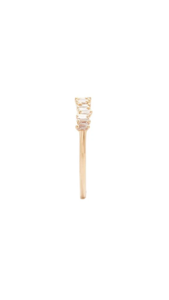 Suzanne Kalan 18k Fireworks Gold Diamond Half Band Ring 4