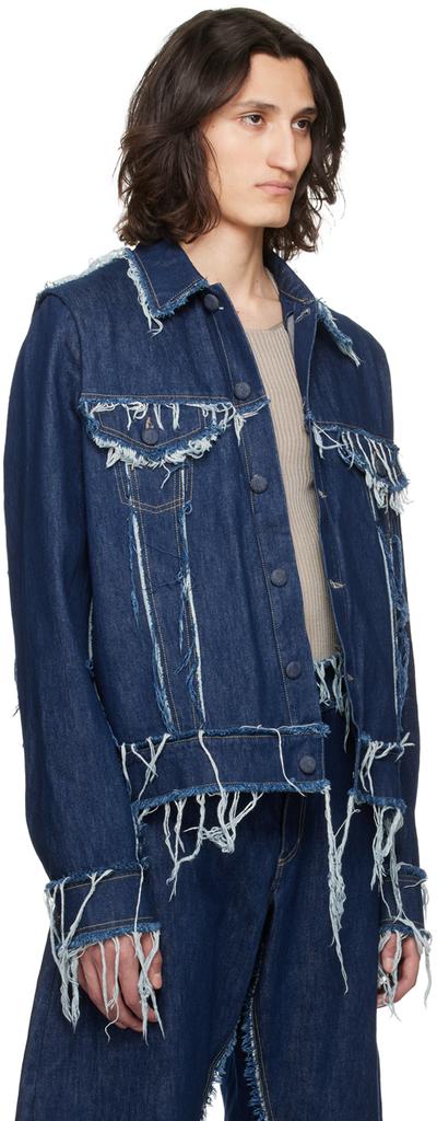 Bianca Saunders Blue Lexxus 23 Denim Jacket