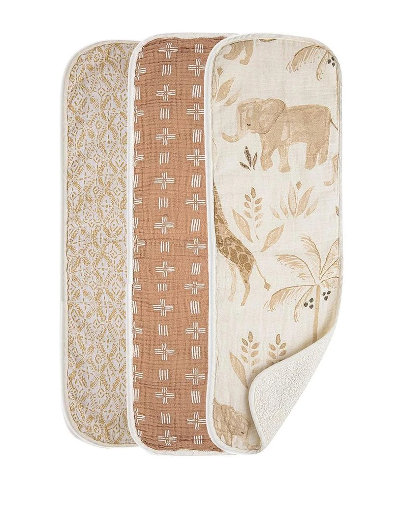 Crane Baby Kendi Burp Cloths, 3 Pack - Ages 0-36 Months 1