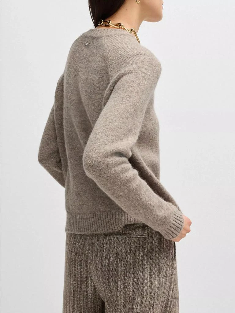 Hugo Boss Crew-Neck Sweater in Stretch Fabric 4