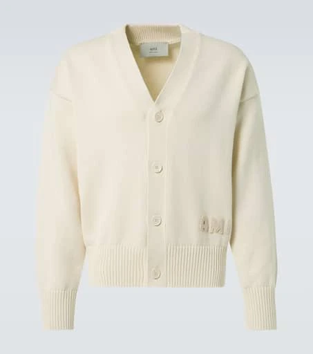 AMI Cotton and wool cardigan 1