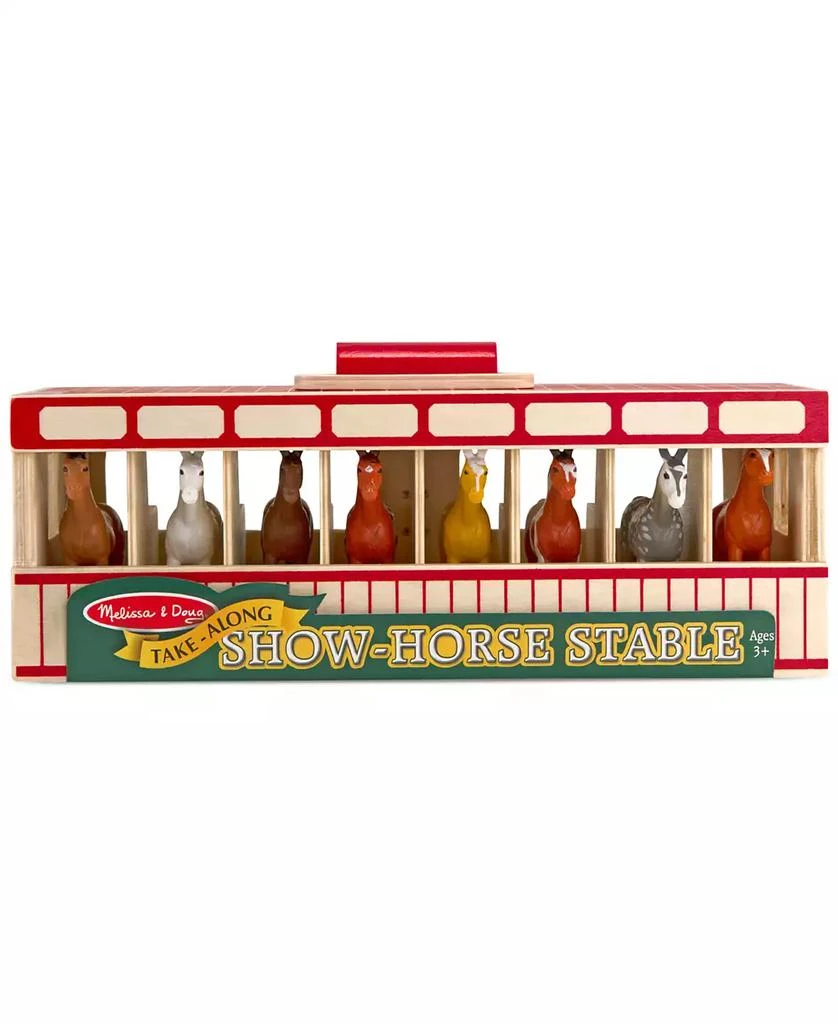 Melissa & Doug Kids' Show-Horse Stable Toy 1