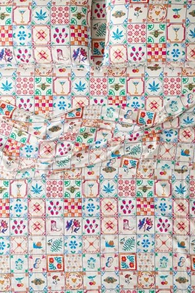 Urban Outfitters Mariana Tile Sheet Set 1