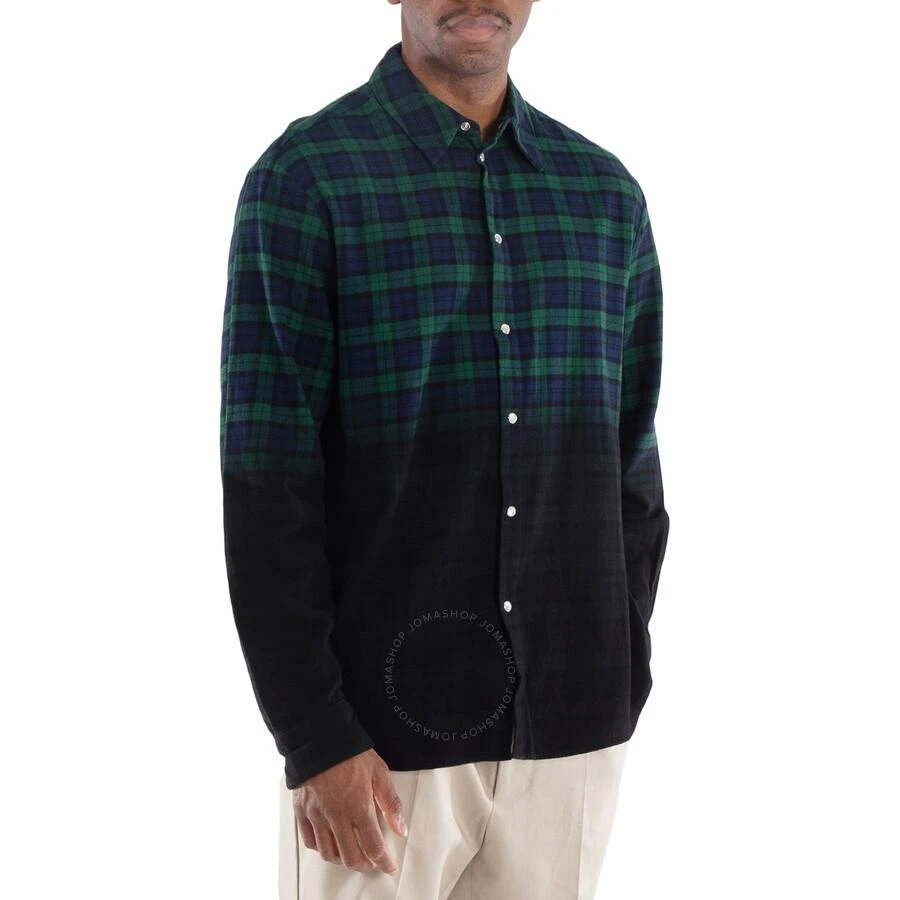 Holzweiler Men's Dk. Blue Mix Elja Dye Check Shirt 3