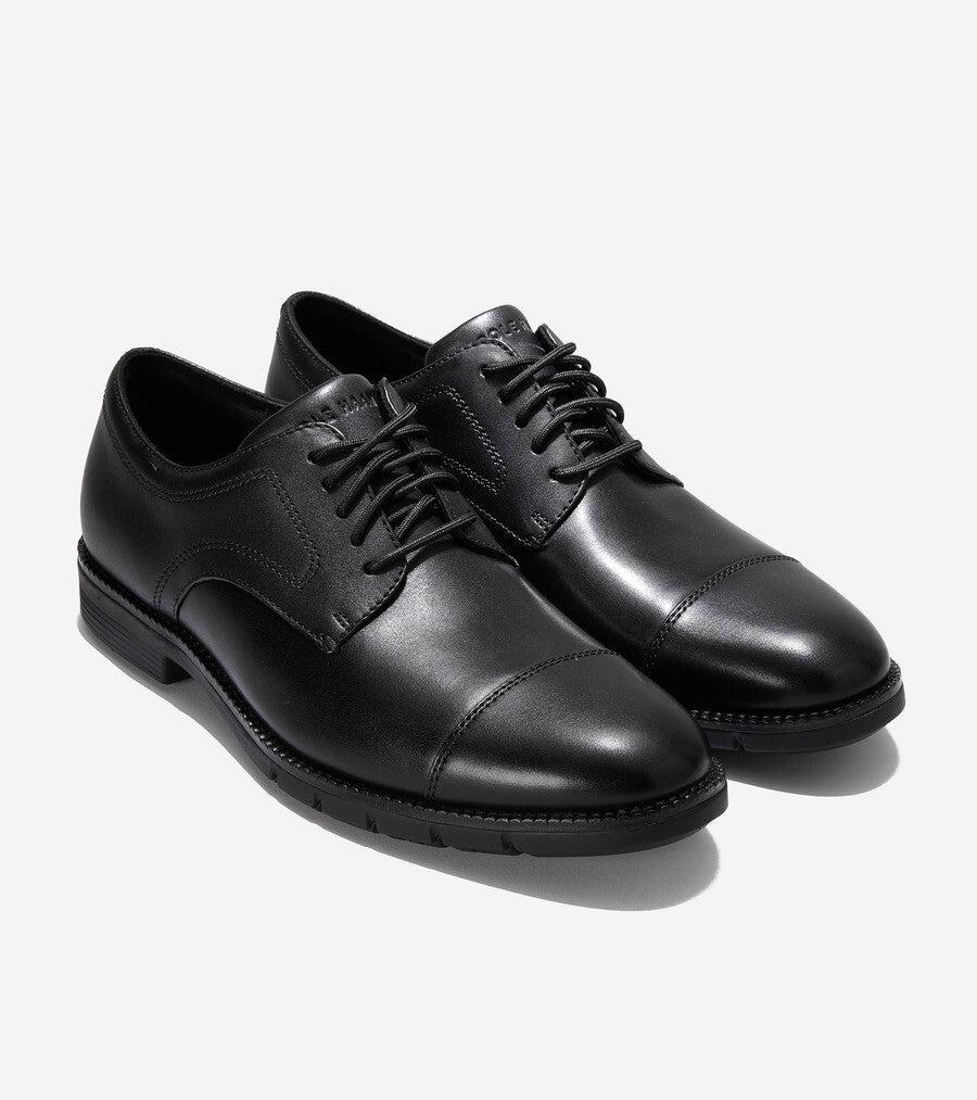 Shop Men's FlexGrand 360 C40432 Oxford Black Cap Toe Dress Shoes