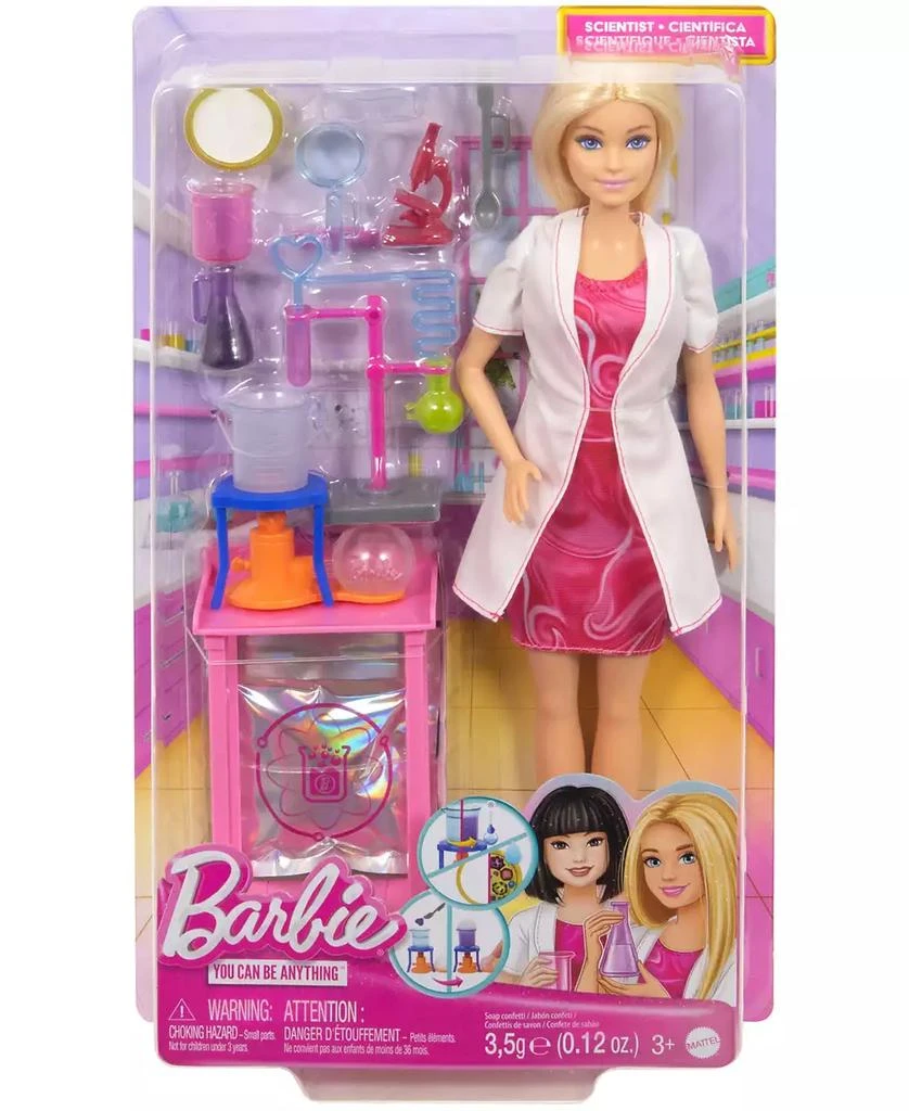 Barbie Scientist Doll and Accessories with Blonde Fashion Doll, Lab Table, & Color-Change Accessories 6