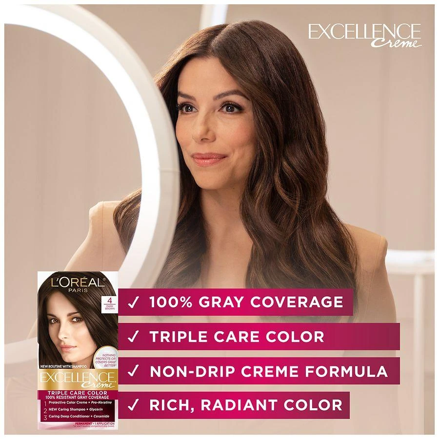 L'Oreal Paris Excellence Creme Permanent Triple Care Hair Color 6