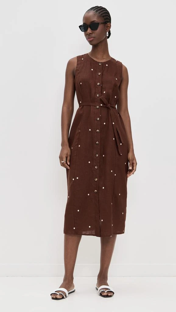 Little Lies Polka Dot Embroidered Dress 1