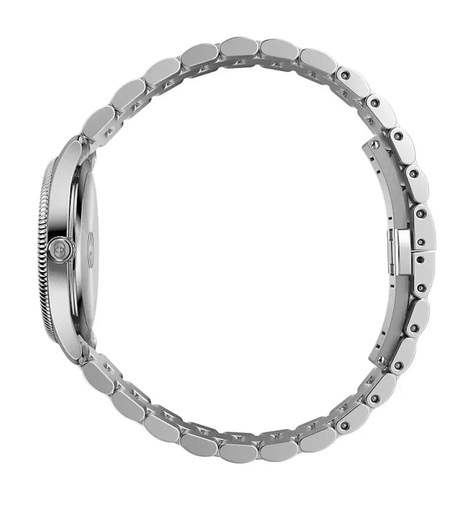 Gucci Women's Swiss G-Timeless Diamond (1/8. ct. t.w.) Stainless Steel Bracelet Watch 29mm 4