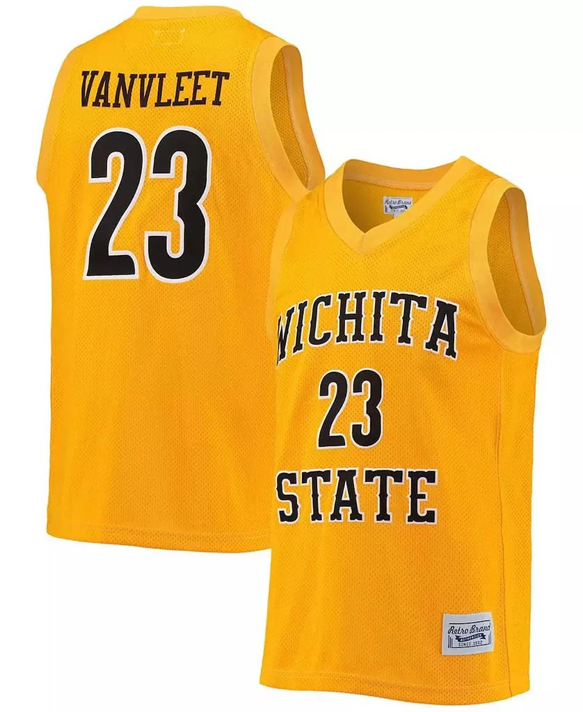 The Original Retro Brand Men's Fred VanVleet Gold Wichita State Shockers Commemorative Classic Basketball Jersey 1