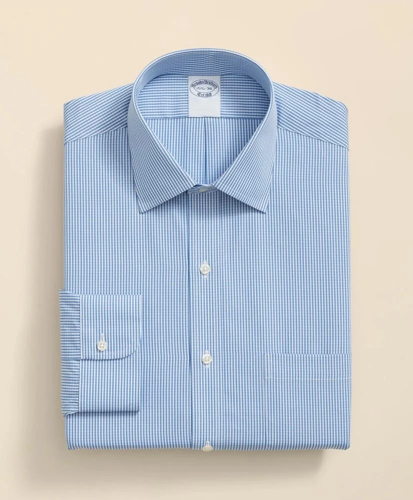 Brooks Brothers Pure Supima® Cotton Regular-Finish, Ainsley Collar Micro Check Dress Shirt 3