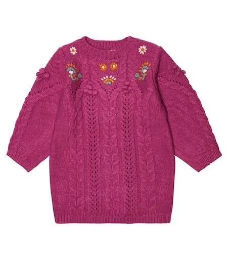Louise Misha Rejana embroidered sweater dress 1