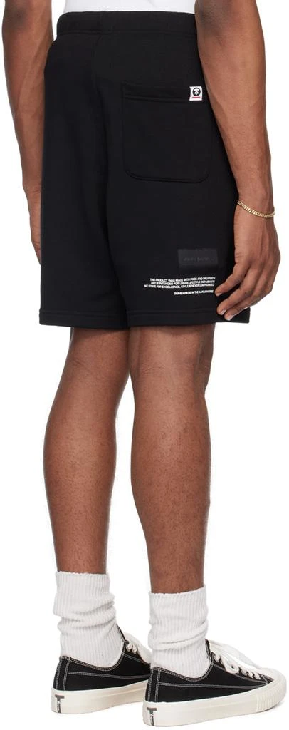 AAPE by A Bathing Ape Black Moonface Shorts 3