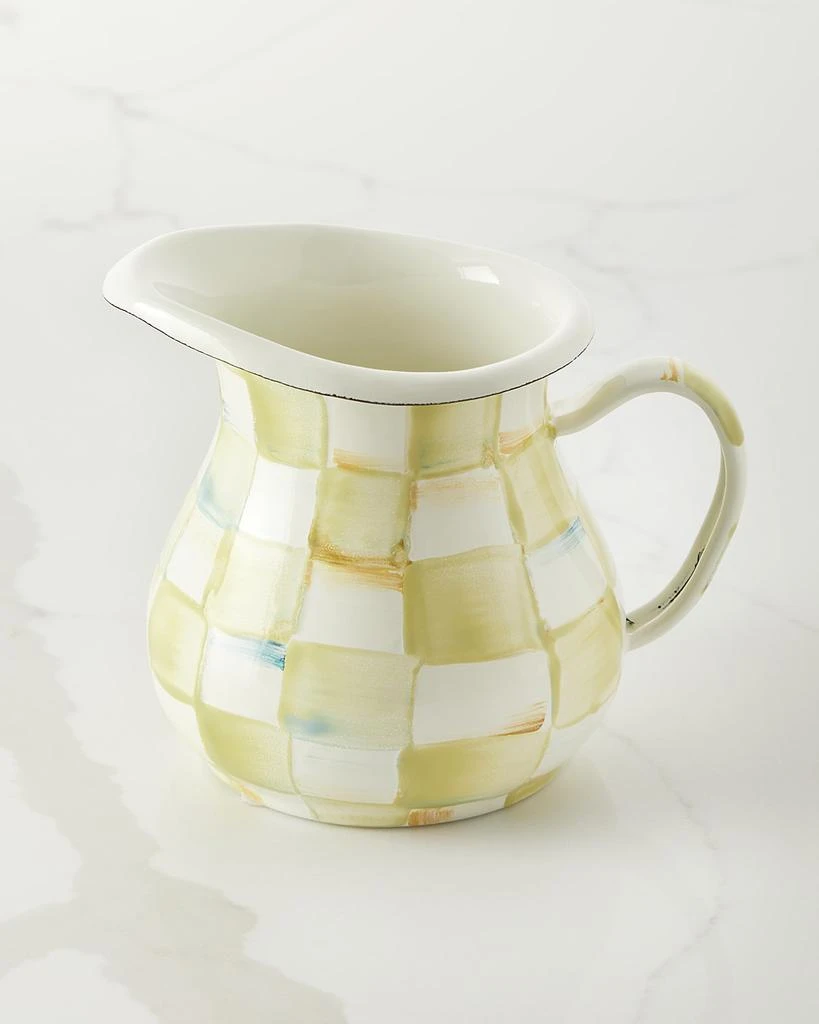 MacKenzie-Childs Parchment Check Creamer 1