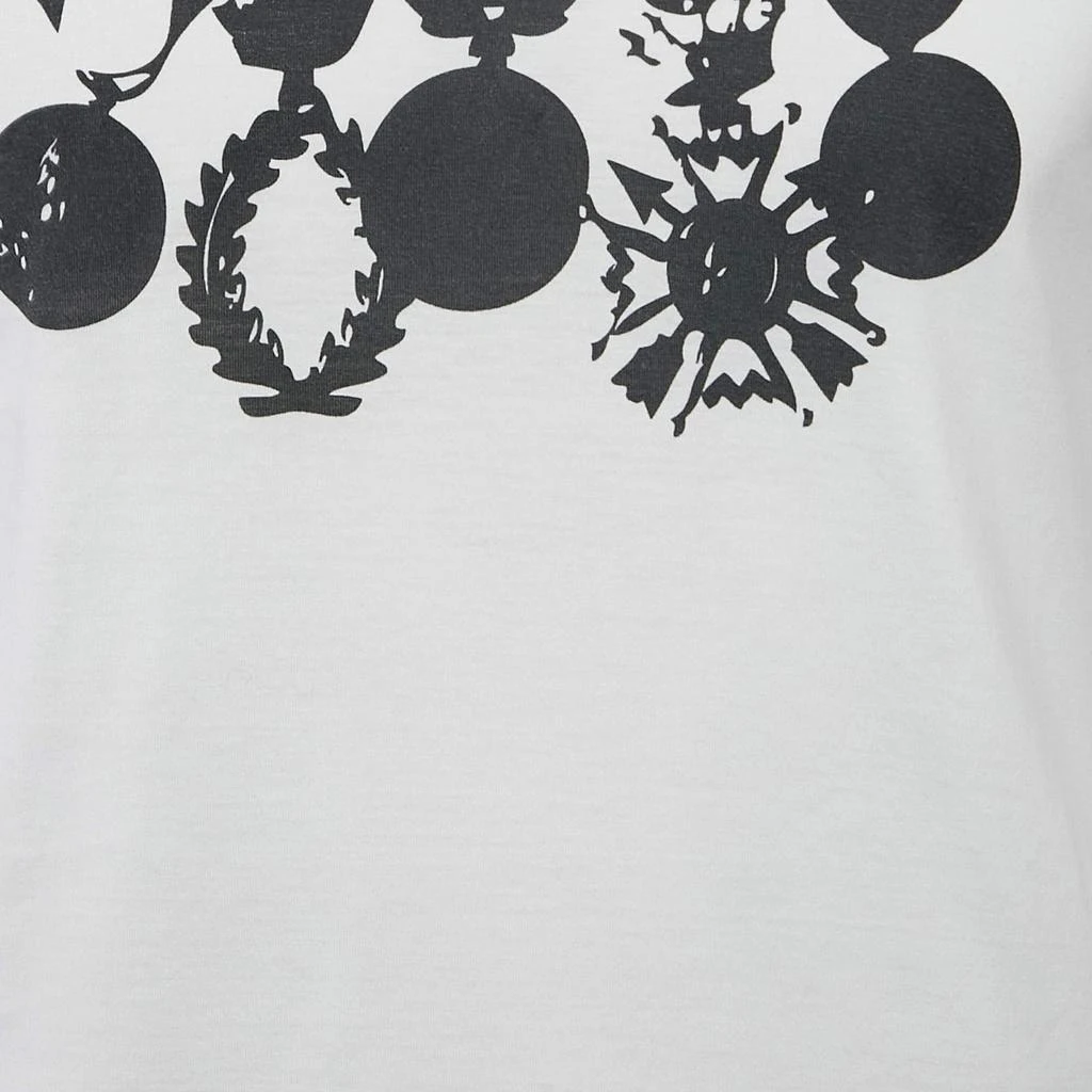 Dior Dior HoMme White Printed Jersey T-Shirt XS 3