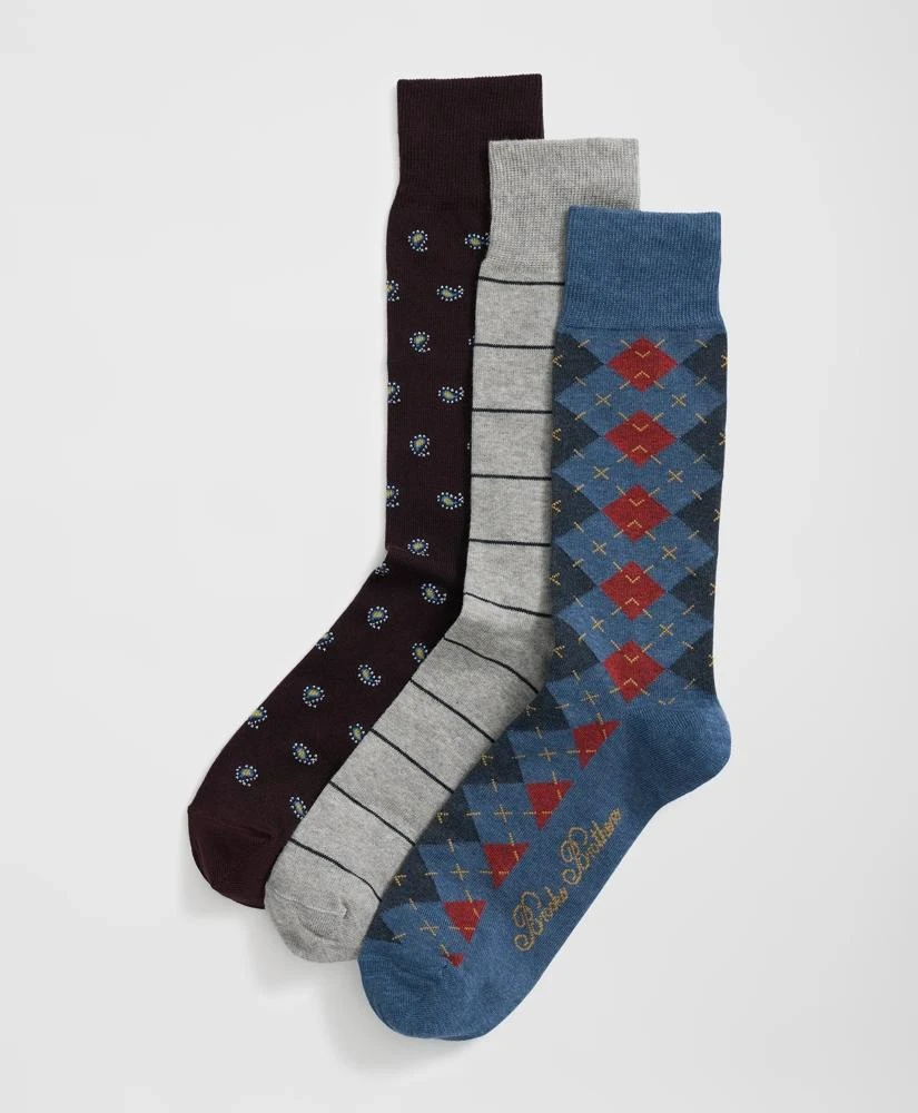 Brooks Brothers Stretch Cotton Novelty 3-Pack Gift Box 1