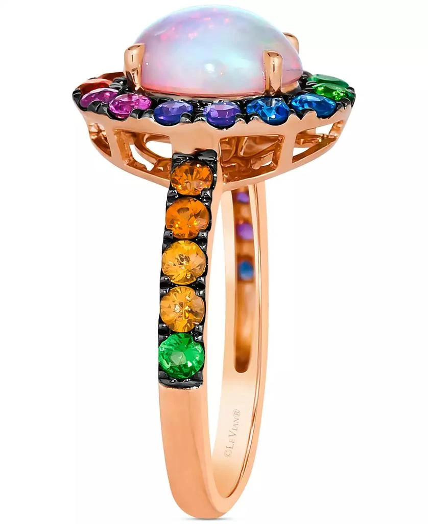 Le Vian Multi-Gemstone Halo Ring (2 ct. t.w.) in 14k Rose Gold 4