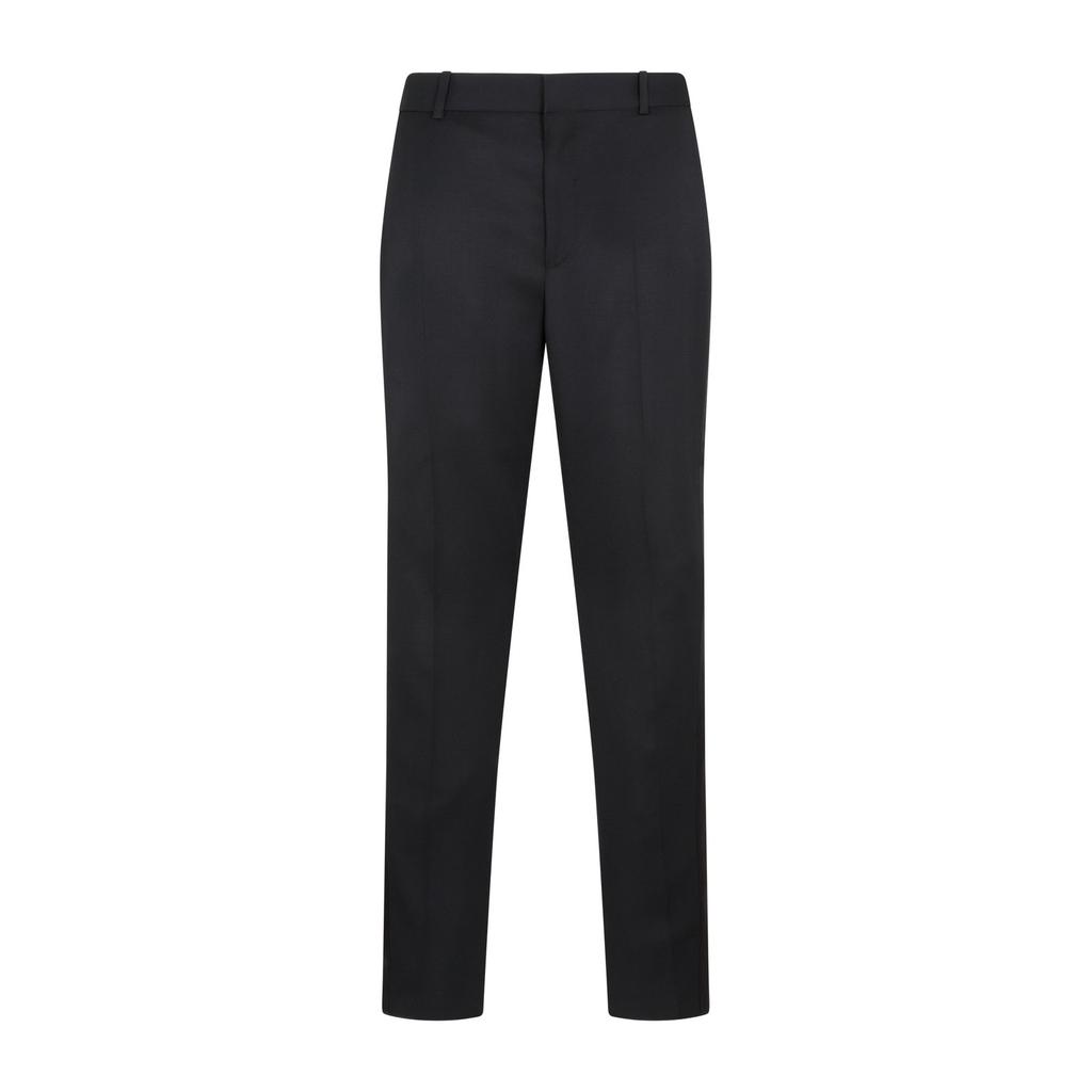 パンツ Alexander Mcqueen Straight-Leg Tailored Pants With Subtle Alexander McQueen Alexander McQueen Straight-Leg Tailored