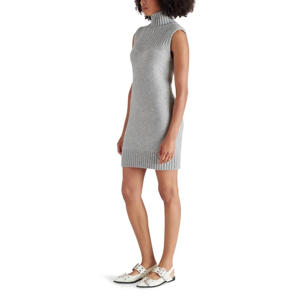 Steve Madden Steve Madden - Karissa Turtleneck Sleeveless Sweater Mini Dress 2