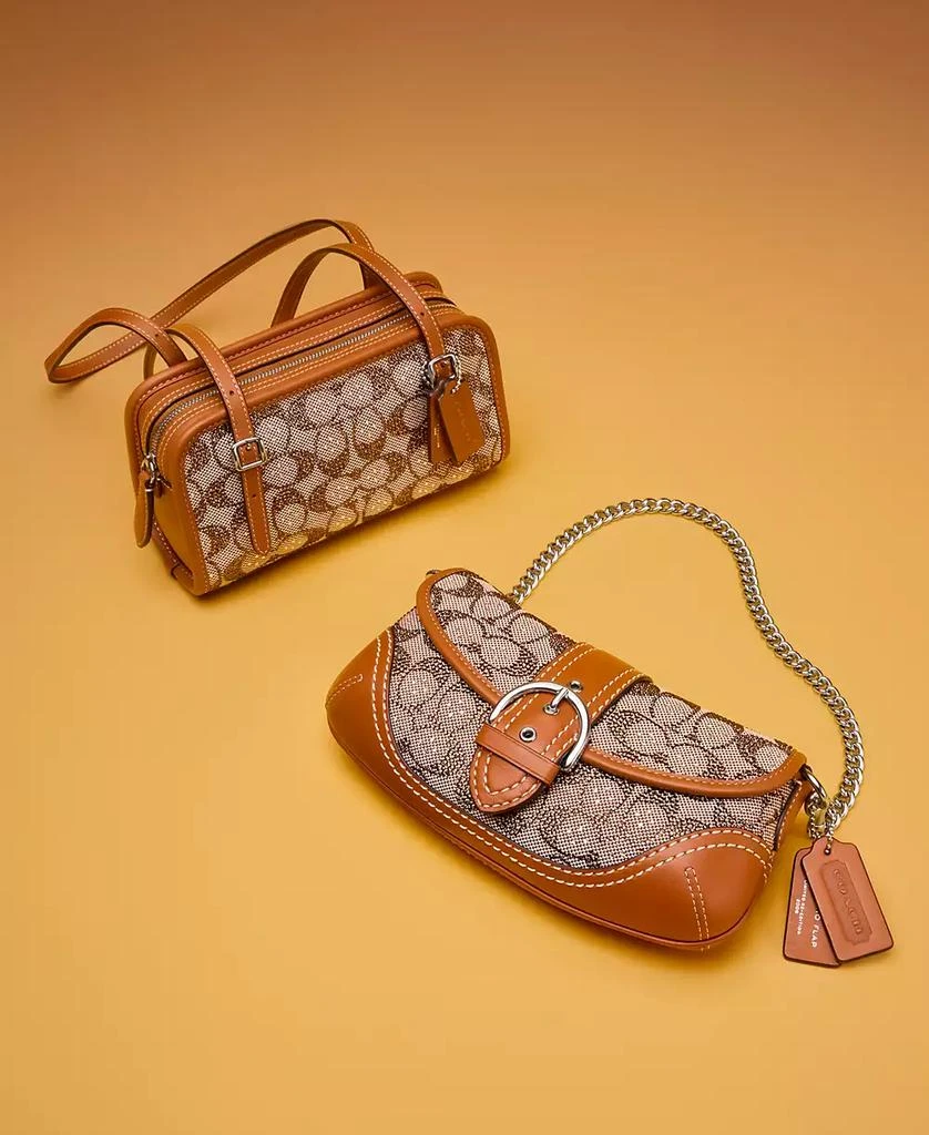 Coach Soho Small Crystal Signature Jacquard Shoulder Bag 25 3