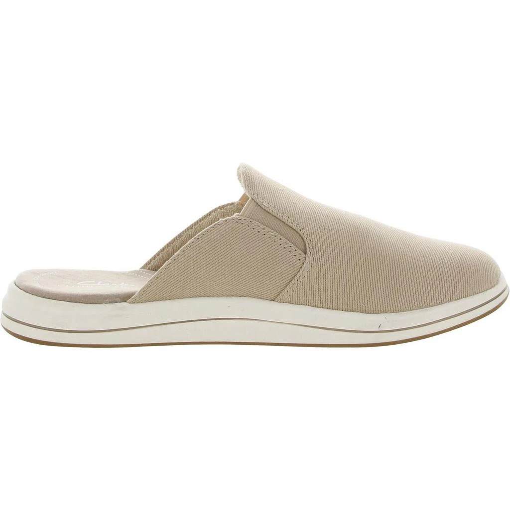 Clarks Breeze Shore Womens Embroidered Canvas Mules 5