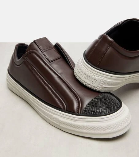 Brunello Cucinelli Monili leather sneakers 5