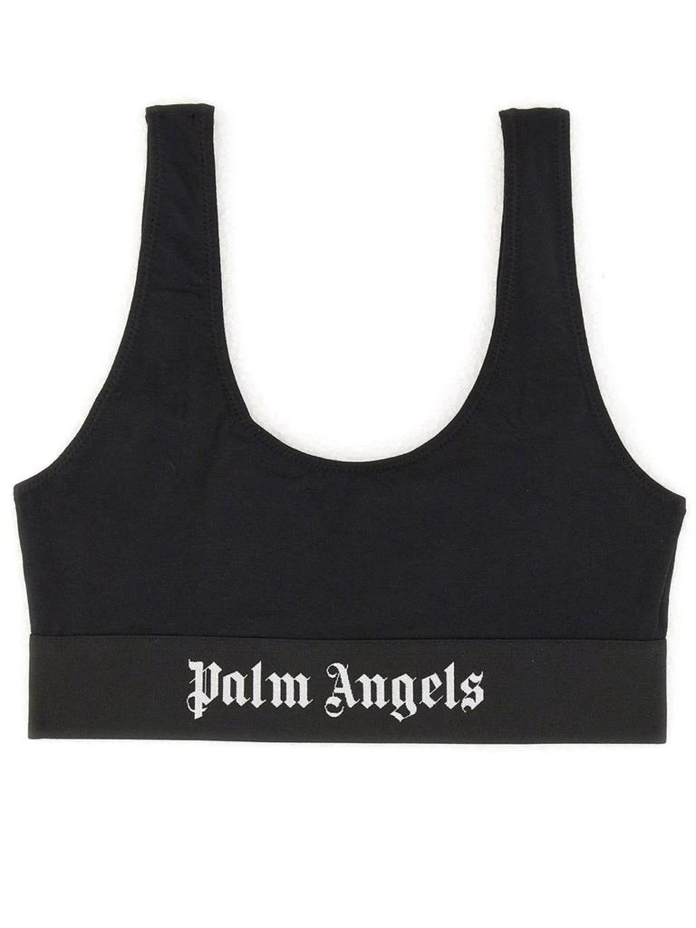 Palm Angels Palm Angels Bralette With Logo 1