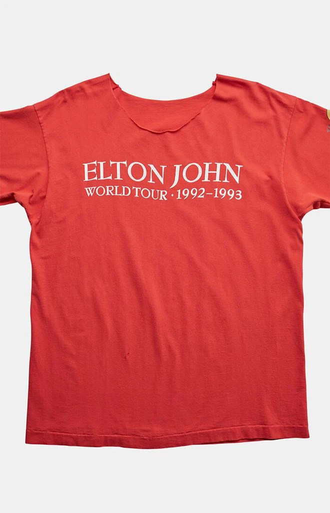 PS VINTAGE 
90s Elton John World Tour Graphic T-Shirt 4