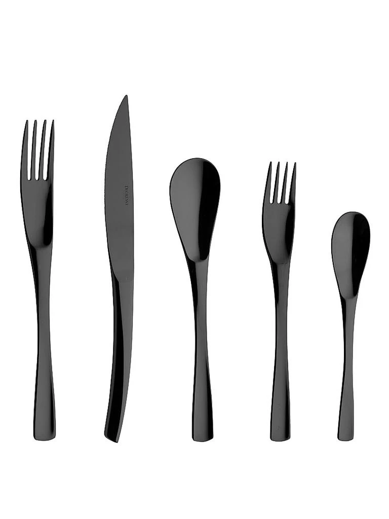 Degrenne Paris XY Mirror-Finish 5-Piece Flatware Set