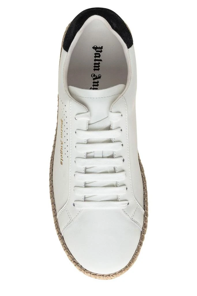 Palm Angels Palm Angels Logo Printed Lace Up Espadrilles 3
