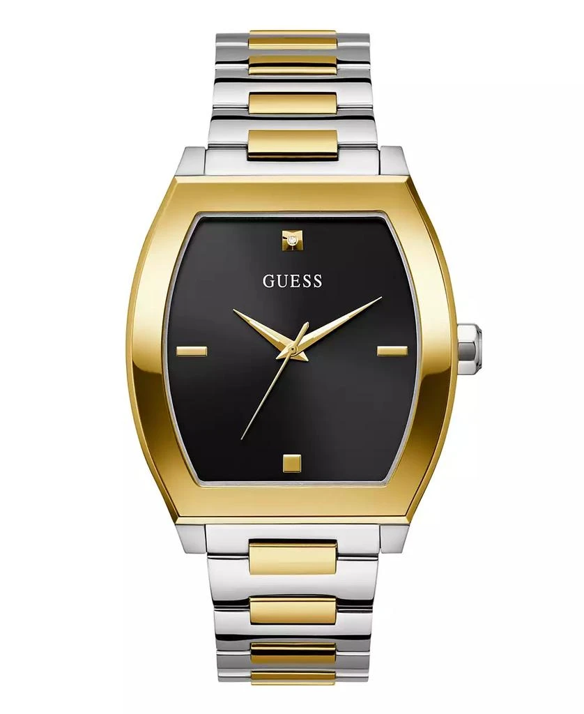GUESS Men's Analog Two-Tone Stainless Steel Watch, 42 mm 1