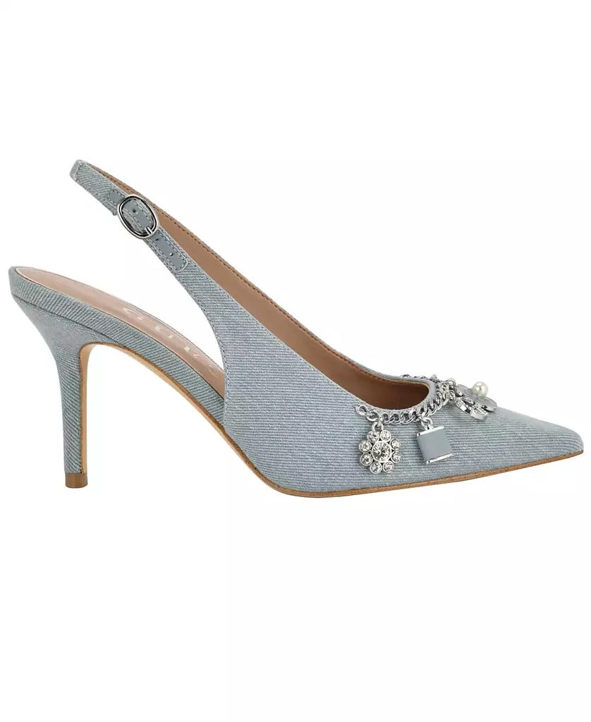 GUESS Women's Naska Charms Slingback Pumps 2