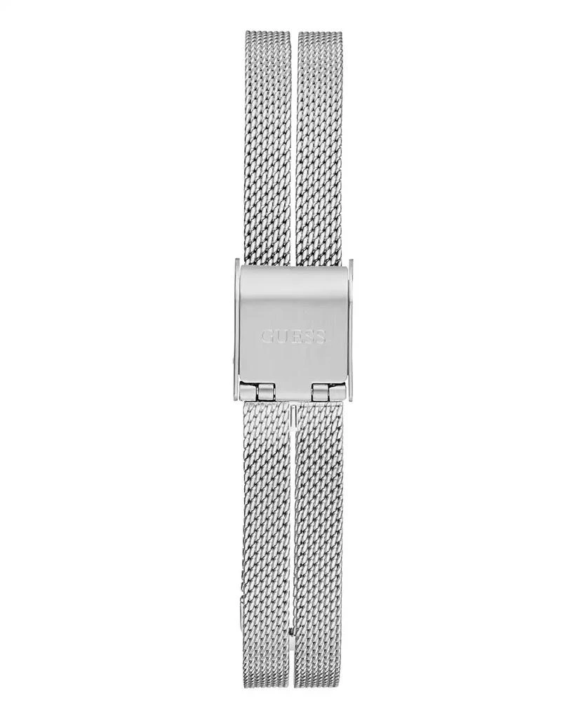 GUESS Women's Analog Silver Tone Stainless Steel and Mesh Watch, 28mm 3
