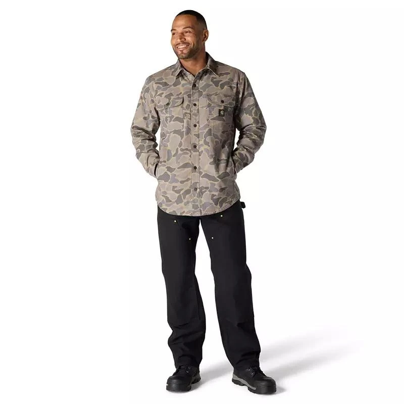 Carhartt Carhartt Men's Canvas Fleece Lined Shirt Jacket 3