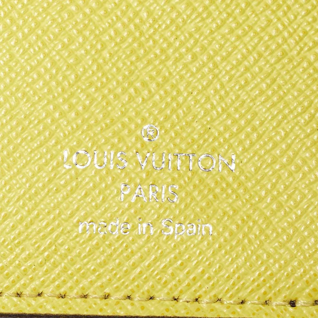 Louis Vuitton Louis Vuitton Yellow Epi Leather and Monogram Canvas Marie-Lou Wallet 10