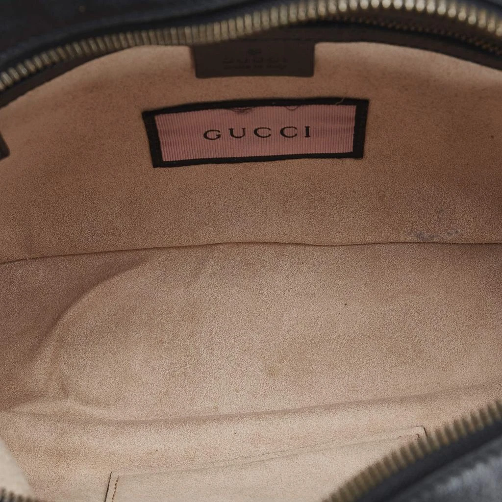 Gucci Gucci Black Leather Ghost GG Marmont Bag 8