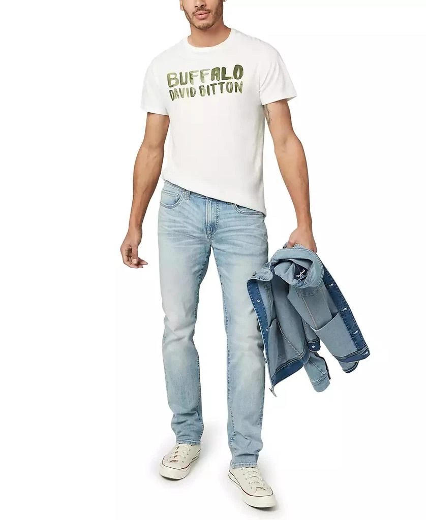 BUFFALO David Bitton Men's Slim Ash Crinkled Stretch Denim Jeans 6