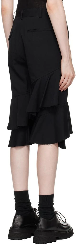 Black Comme des Garçons Black Ruffled Trousers 3