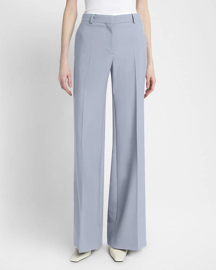 Stella McCartney Flared Suiting Wool Trousers 4