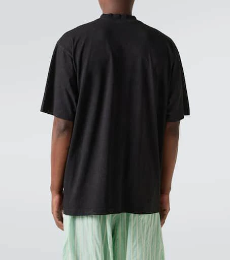 Balenciaga Printed cotton jersey T-shirt 4