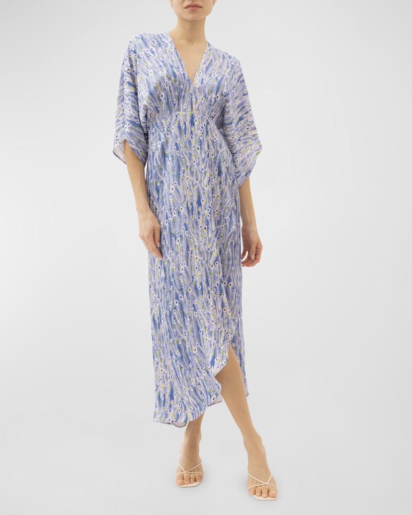 Jaline Katherine Peacock Maxi Dress