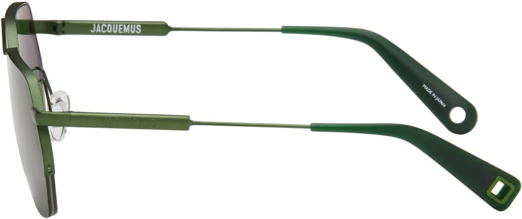 Jacquemus Green 'Les lunettes Aviador' Sunglasses 3