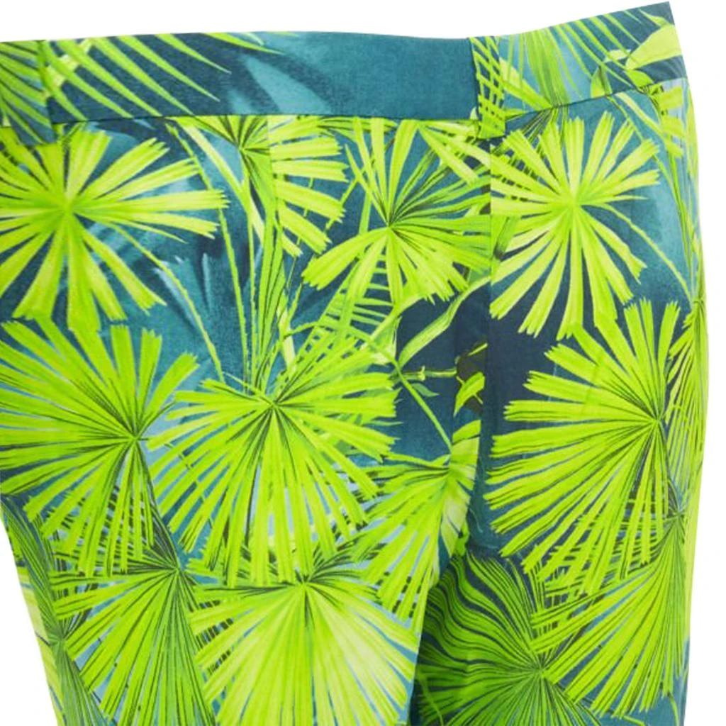Versace Jungle tropical print viscose pants 2