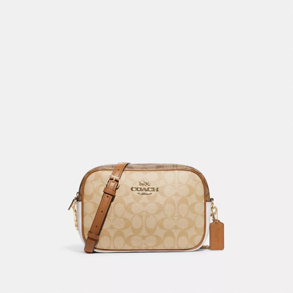 COACH® Jamie Camera Bag In Blocked Signature Canvas 1