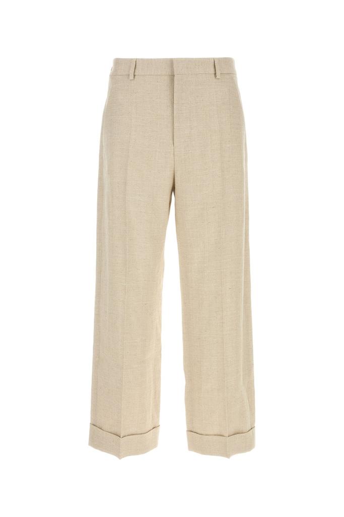 Valentino Beige linen blend pant