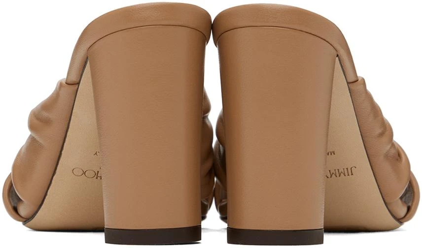 Jimmy Choo Brown Avenue 85 Heeled Sandals 2
