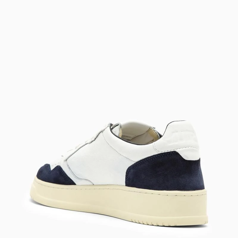 AUTRY Medalist trainer in white leather and blue suede 5