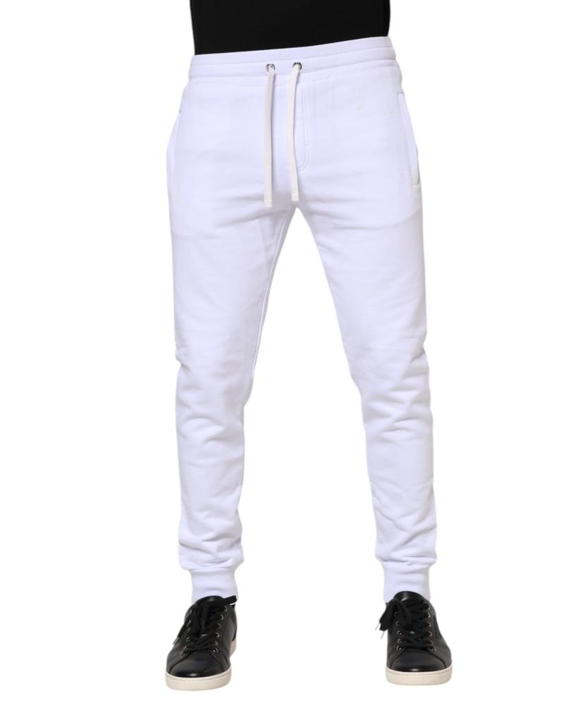 Dolce & Gabbana Cotton Drawstring Jogger Men's Pants (Pre-Owned)